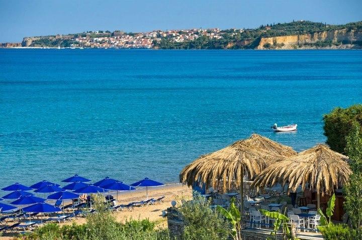 De La Plage Hotel Koroni Exteriér fotografie